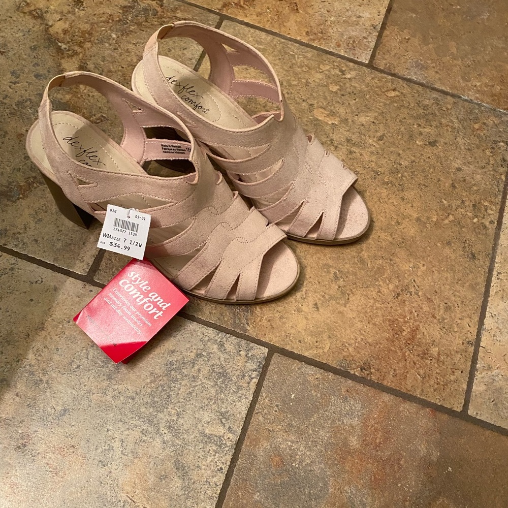 Light pink shoes